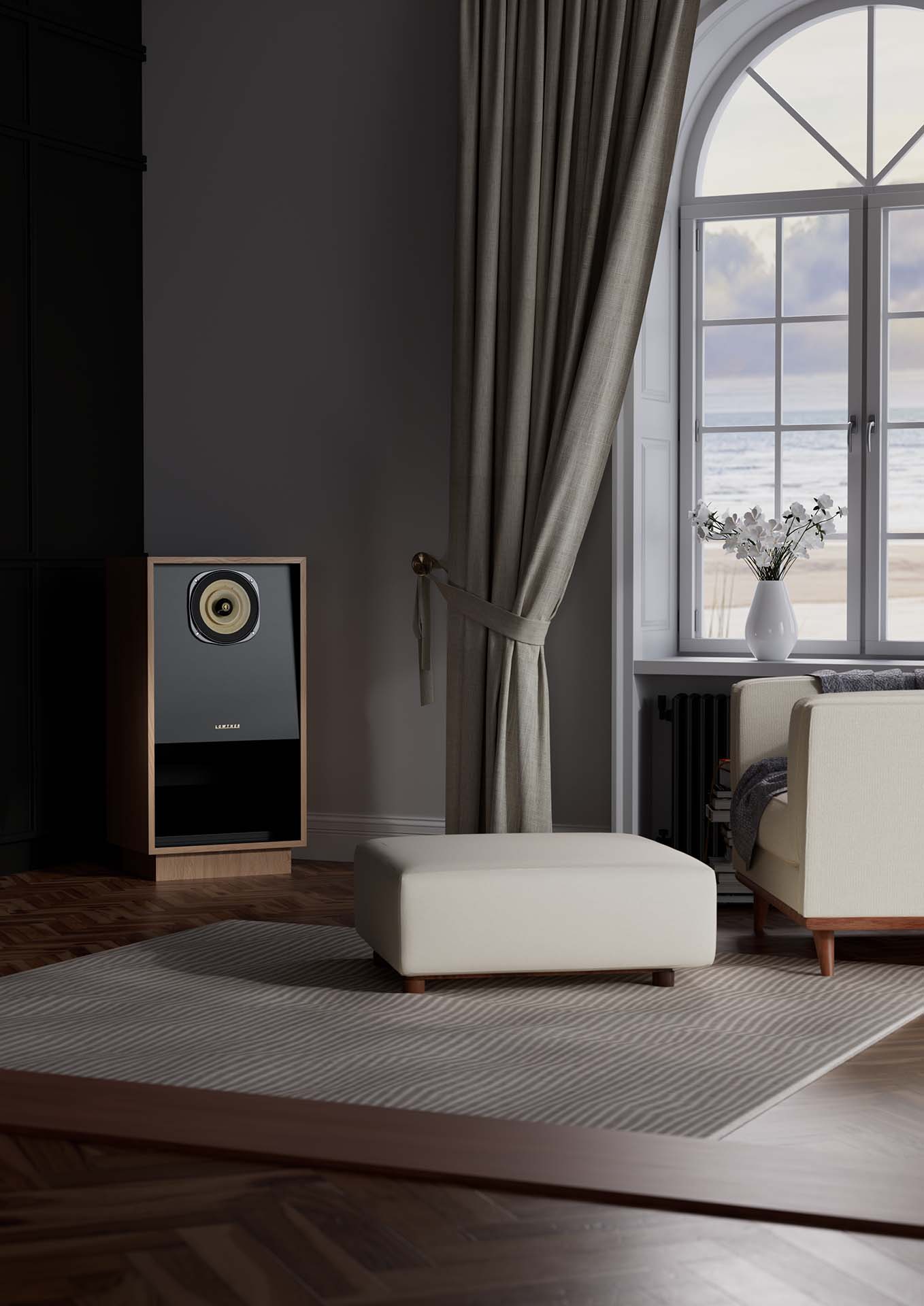 Acousta 117 in beachside listening space